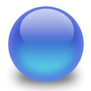 Apple Blue Ball