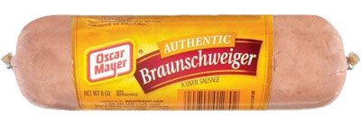 Oscar Mayer Cold Cuts Braunschweiger Liver Sausage